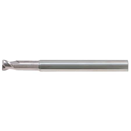 Mastercut Tool Corp. 12x12x12x100 2FL 2mm Corner Radius 40° Helix Short Flute Endmill, 11mm Neck Diameter, 40mm Reach Length 536-048